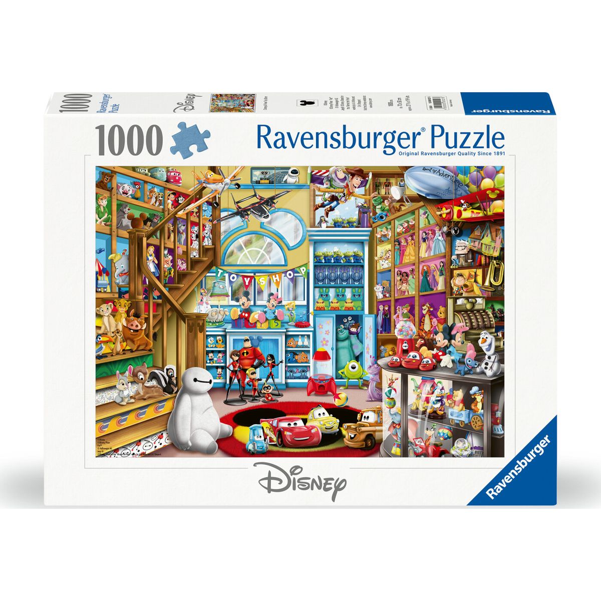 Disney Puslespil - Legetøjsbutik - 1000 Brikker - Ravensburger