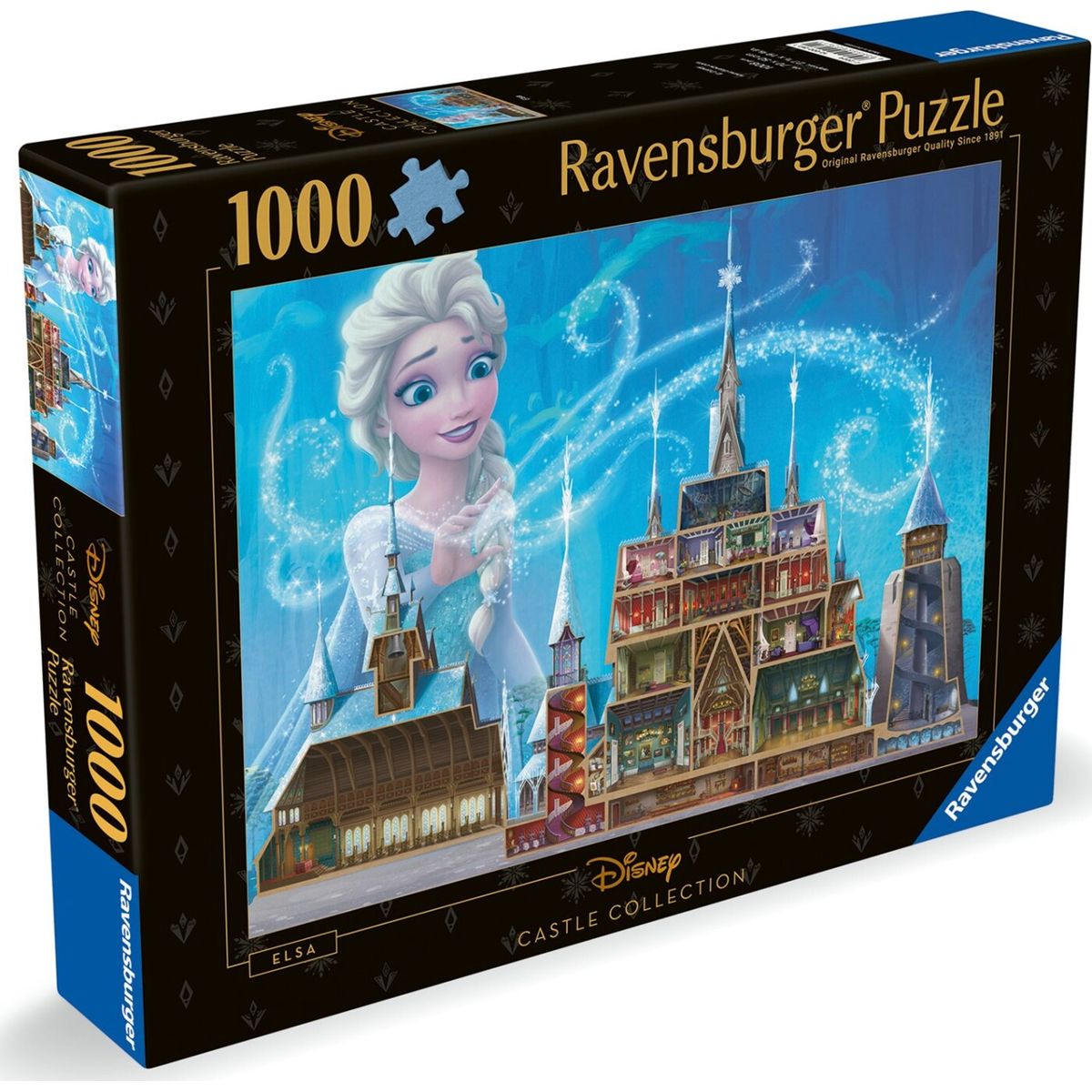 Ravensburger Puslespil - Disney Castle - Elsa - 1000 Brikker