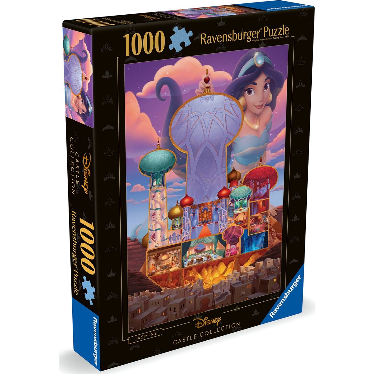 Ravensburger Puslespil - Disney Castle - Jasmin - 1000 Brikker