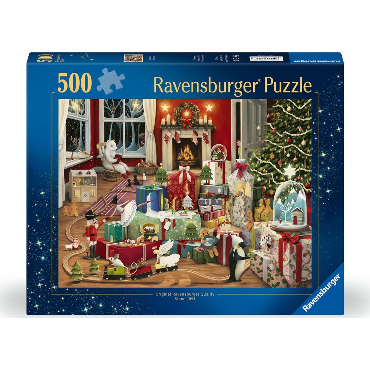 Ravensburger Puslespil - Enchanted Christmas - 500 Brikker