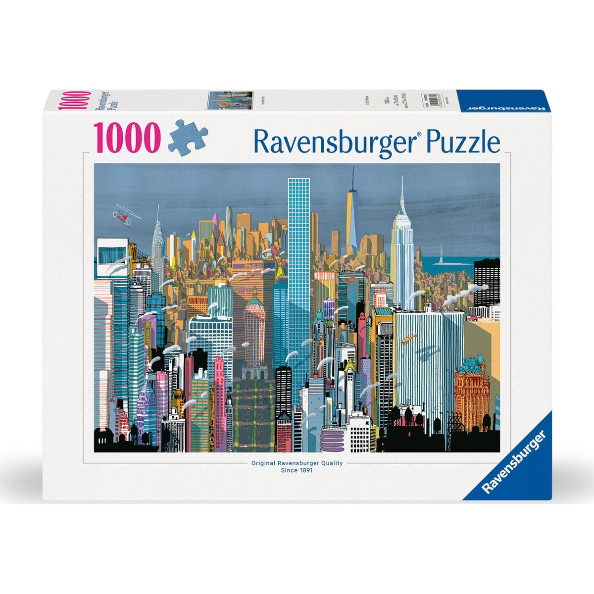 New York Puslespil - I Am New York - 1000 Brikker - Ravensburger