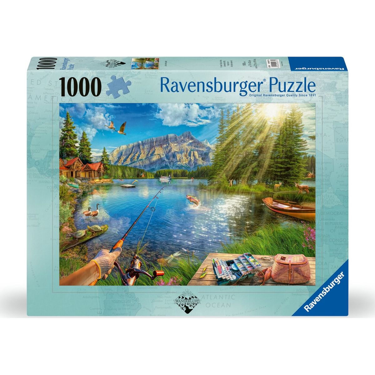 Ravensburger Puslespil - 1000 Brikker - Livet Ved Søen