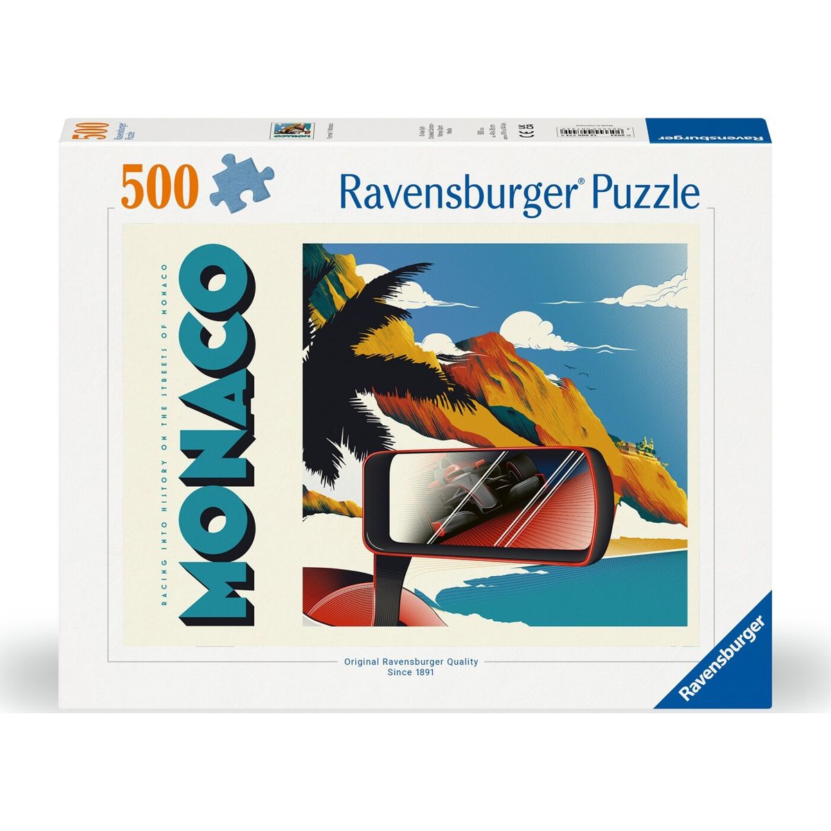 Ravensburger Puslespil - 500 Brikker - Monaco Grand Prix