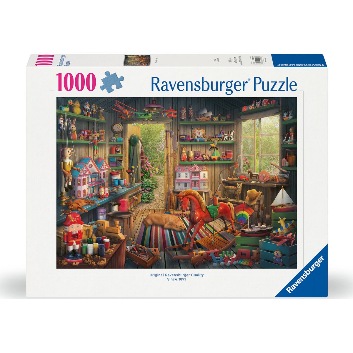 Ravensburger Puslespil - 1000 Brikker - Nostalgisk Legetøj