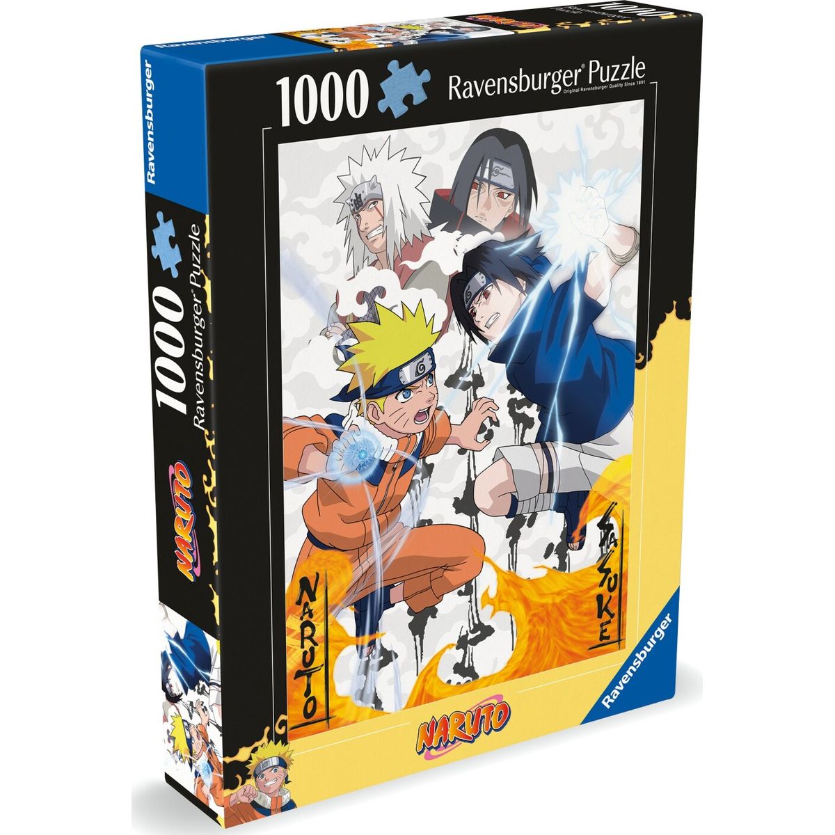 Ravensburger Puslespil - 1000 Brikker - Naruto Vs Sasuke