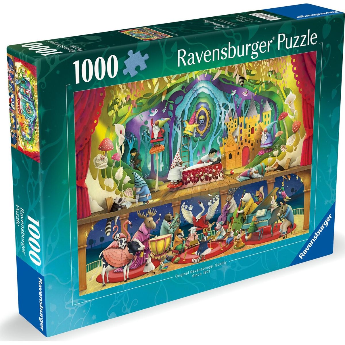 Ravensburger Puslespil - 1000 Brikker - Eventyr