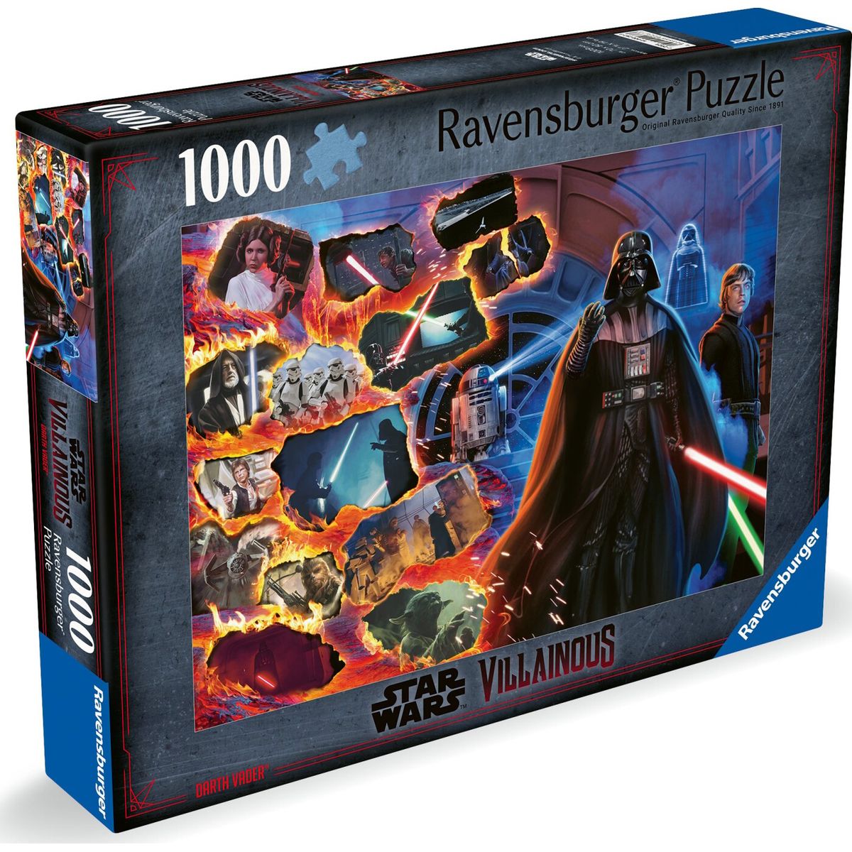 Ravensburger Puslespil - Star Wars Villainous - Darth Vader - 1000 Brikker