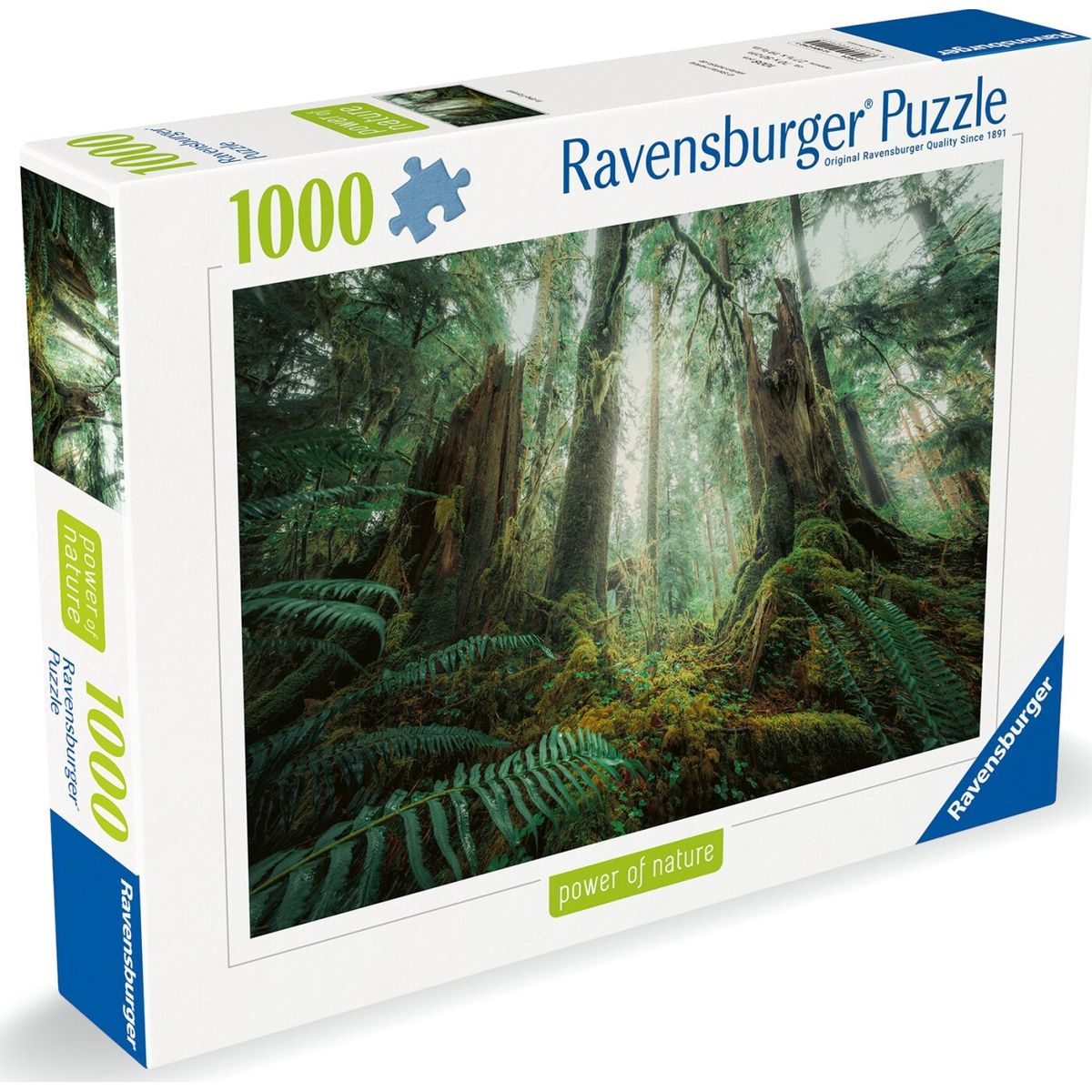 Ravensburger Puslespil - Power Of Nature - Skov - 1000 Brikker