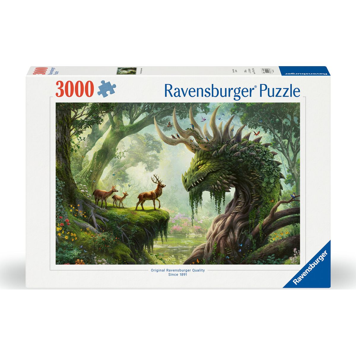 Ravensburger Puslespil - 3000 Brikker - Skovdragen Vågner