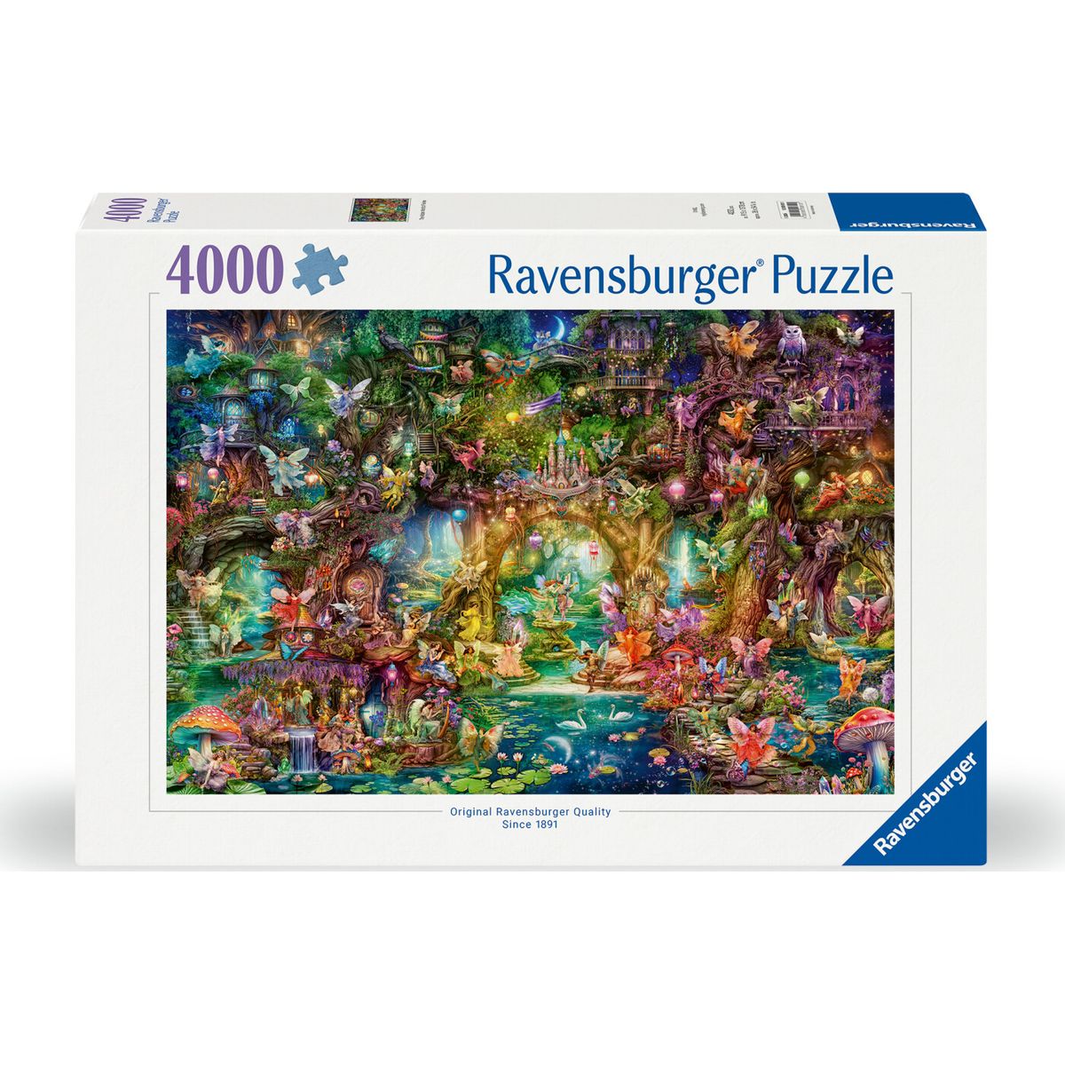 Ravensburger Puslespil - 4000 Brikker - Feernes Skjulte Verden