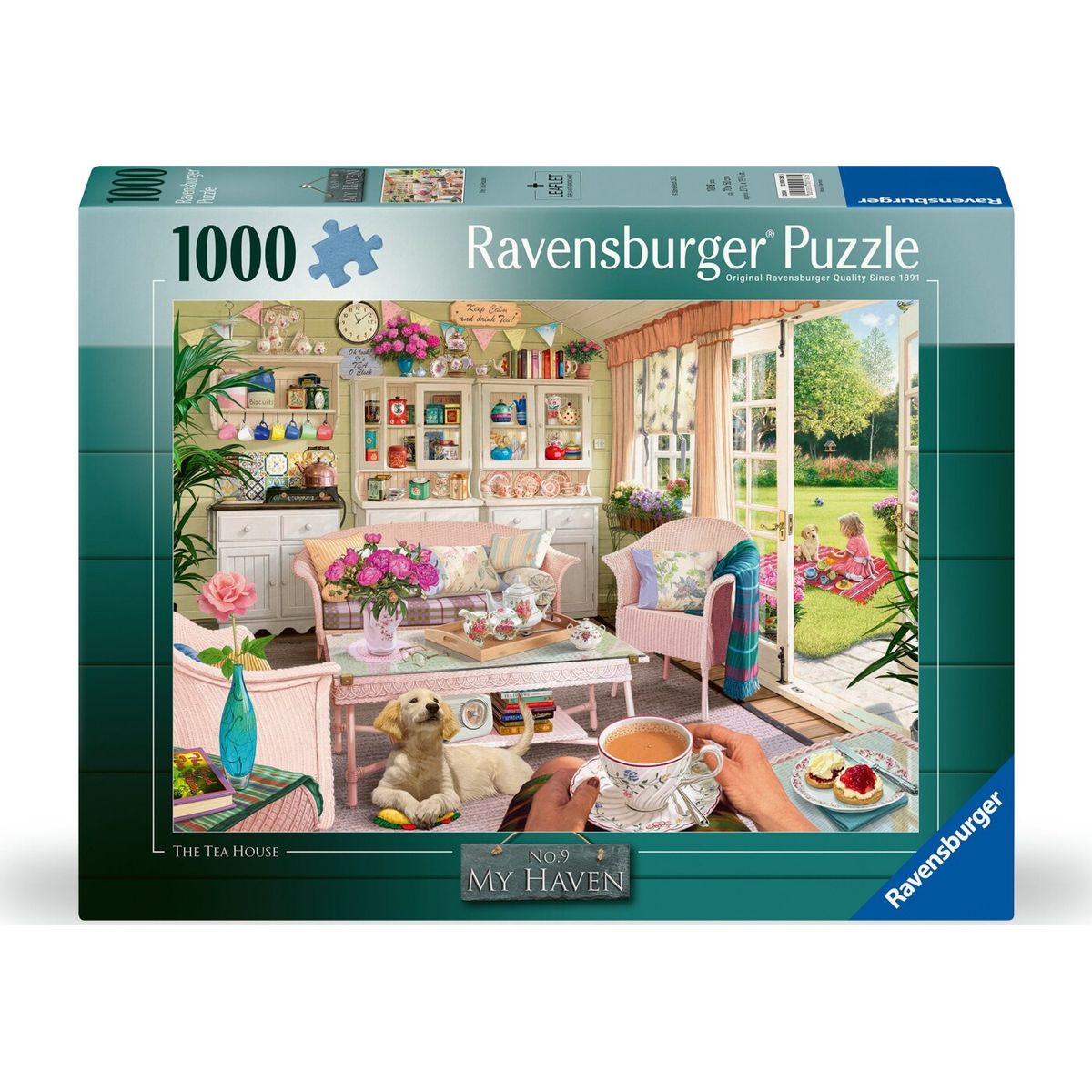 Ravensburger Puslespil - The Tea Shed - 1000 Brikker