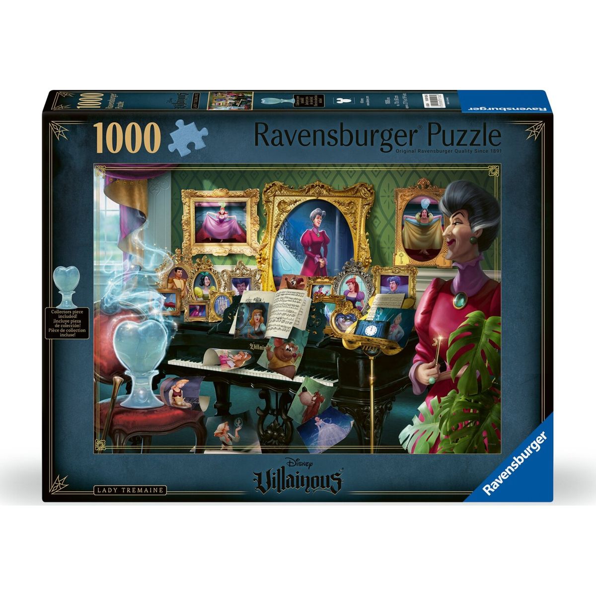 Ravensburger - Disney Villainous Puslespil - Lady Tremaine - 1000 Brikker