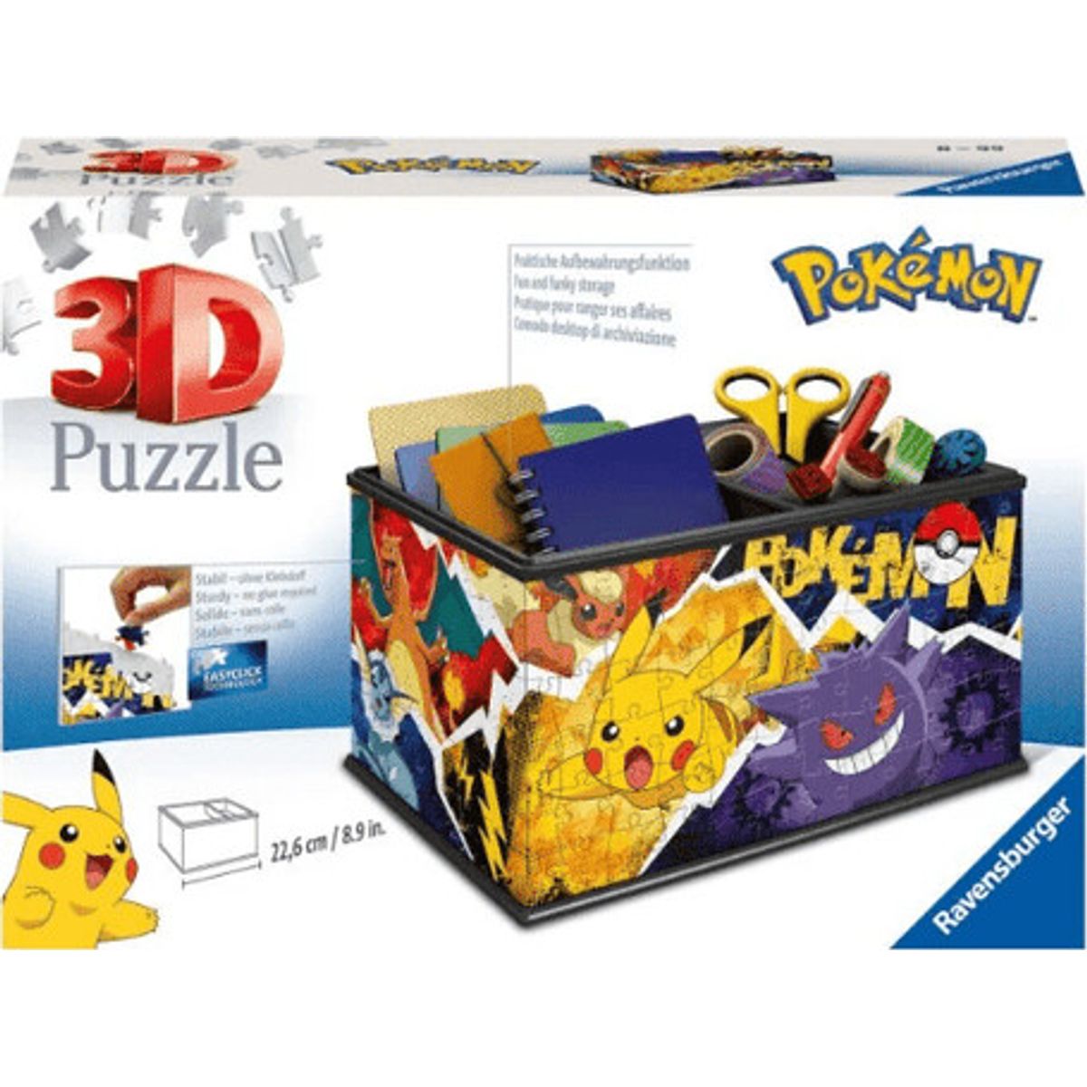 Pokémon Puslespil - Storage Box - 216 Brikker - Ravensburger