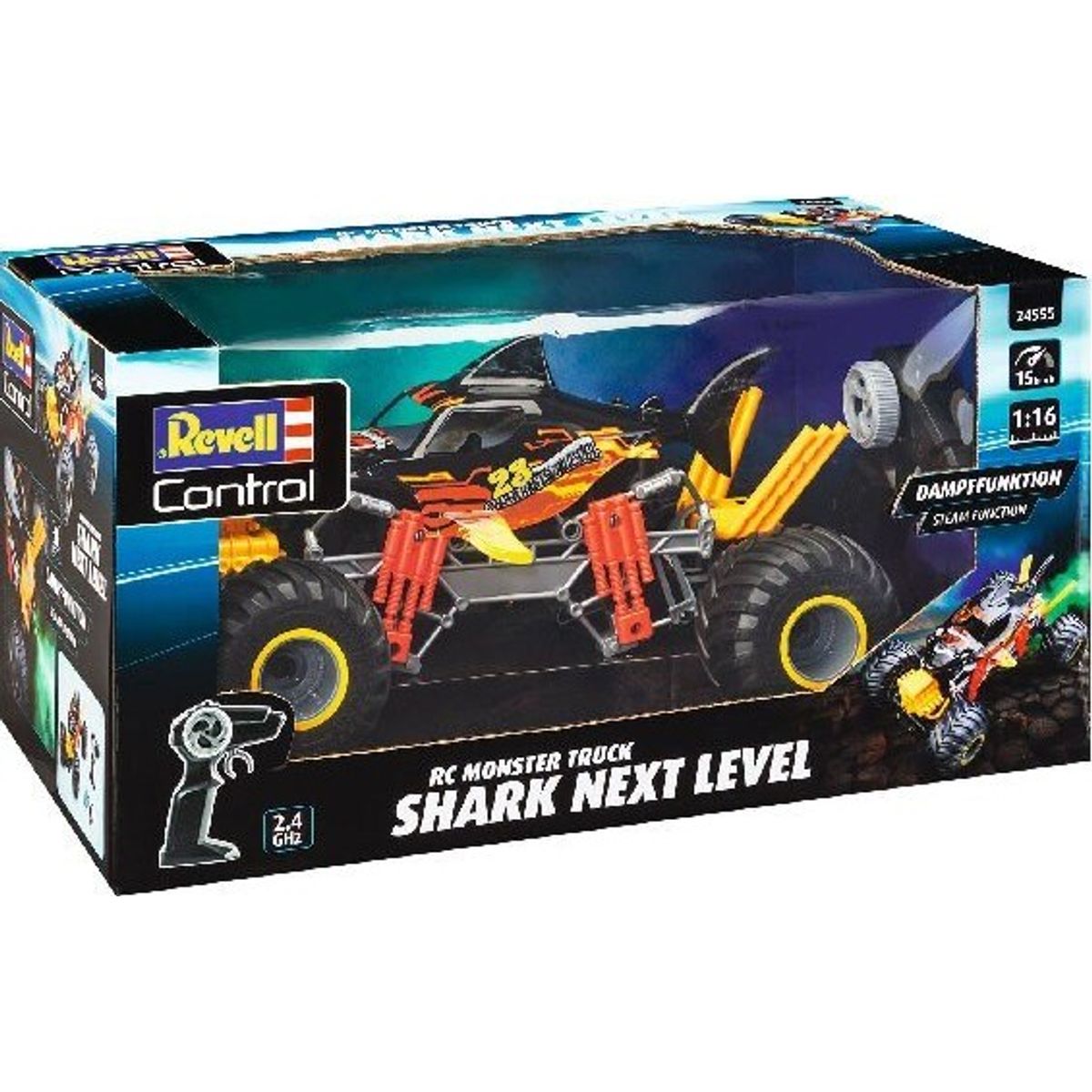 Revell Control - Monster Truck - Fjernstyret - Shark Next Level - 1:16