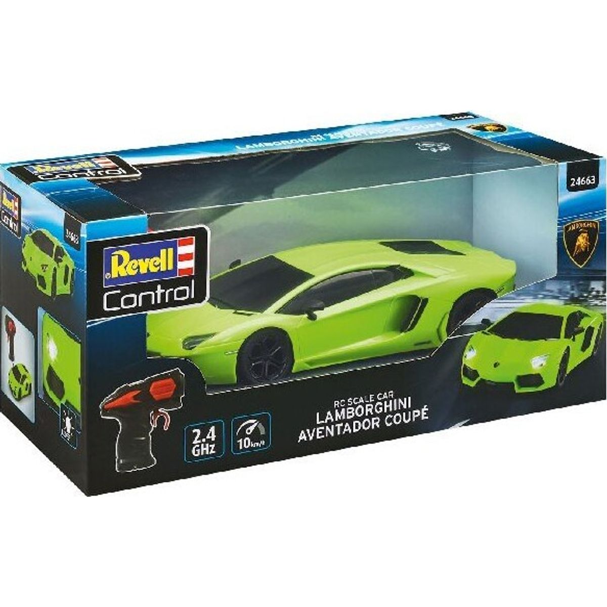 Revell Control - Lamborghini Aventador Fjernstyret Bil - 1:24 - Grøn