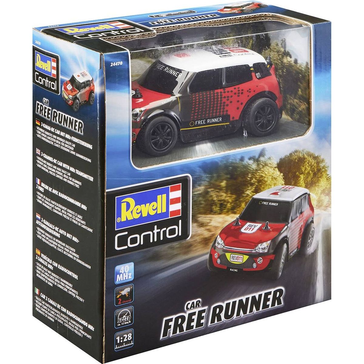 Fjernstyret Bil - Free Runner - 1:28 - Revell Control