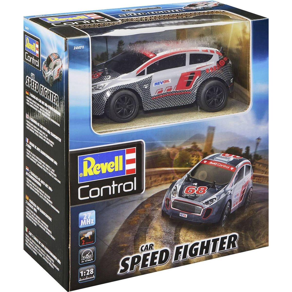 Fjernstyret Bil - Speed Fighter - 1:28 - Revell Control