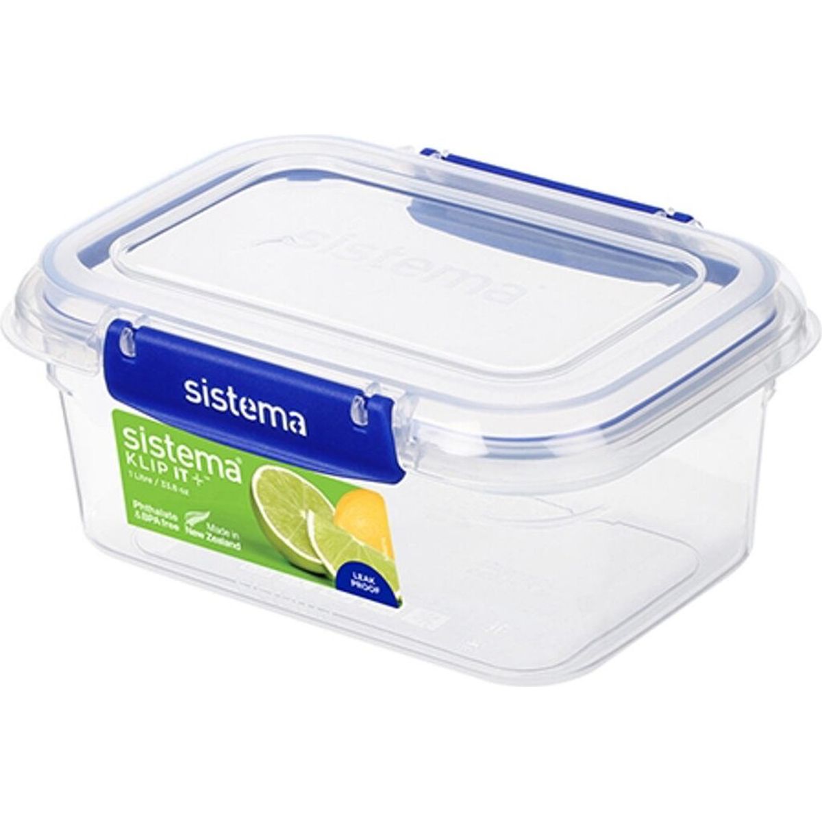 Sistema - Klip It Plus Opbevaringsboks - Rectangle - 1 L