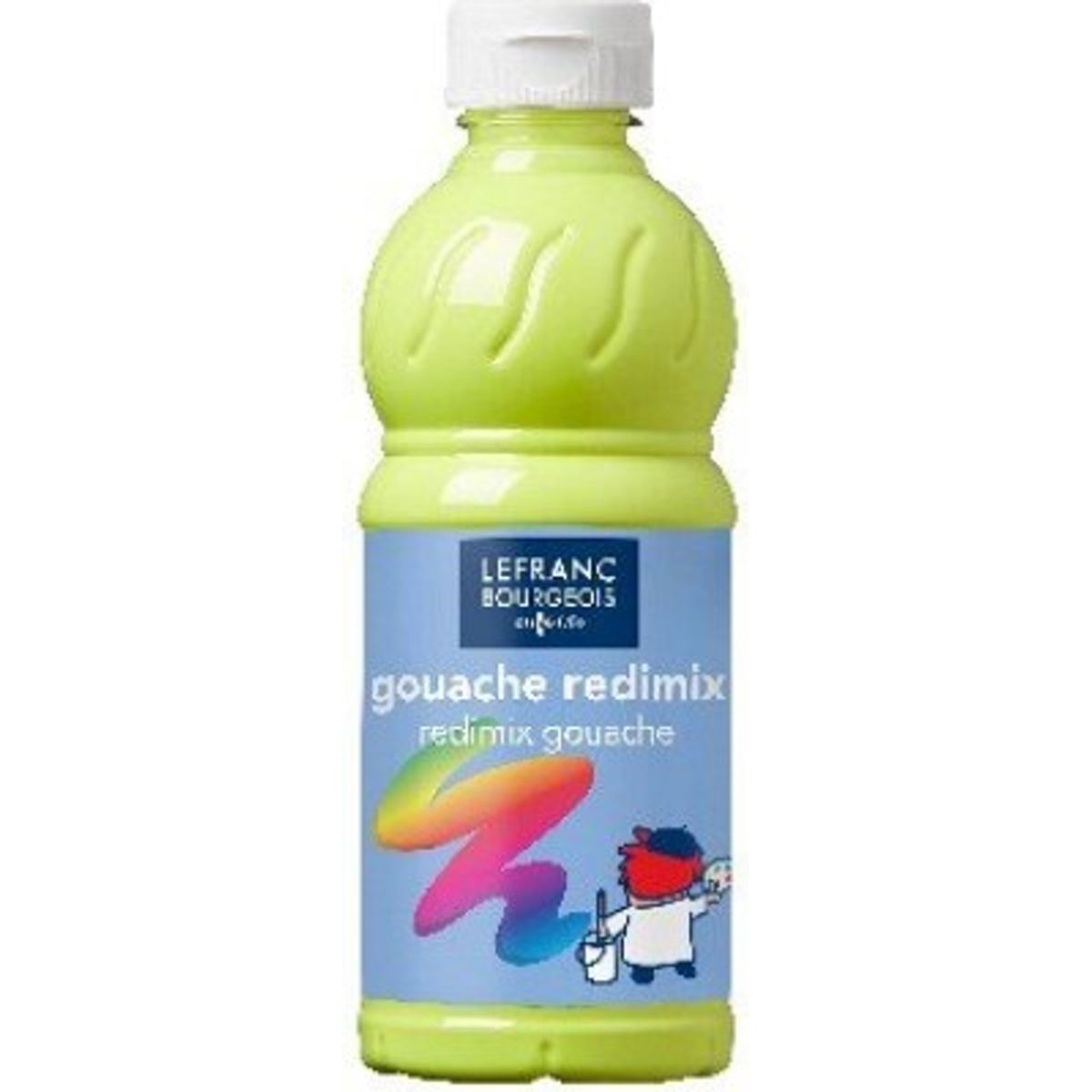 Gouache Maling - Fluorescent Yellow 500 Ml - Lefranc Bourgeois