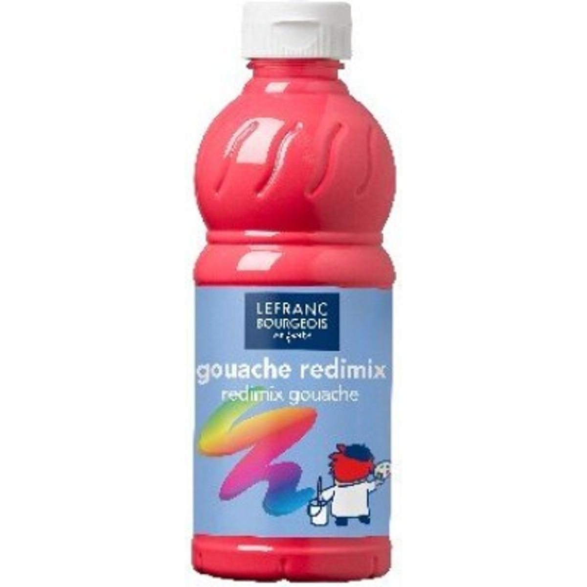 Gouache Maling - Fluorescent Pink 500 Ml - Lefranc Bourgeois