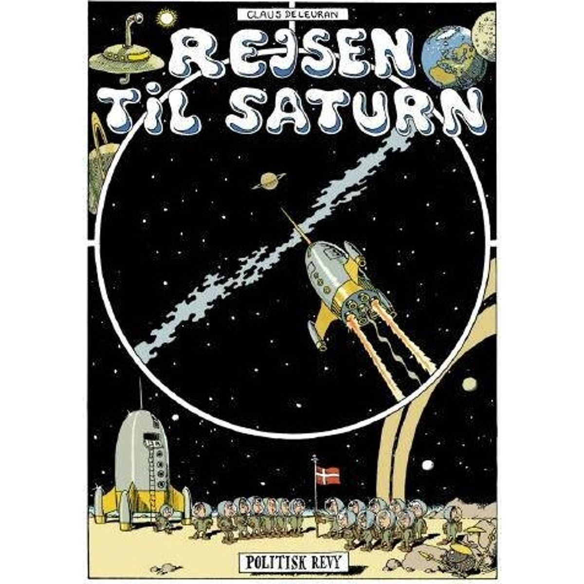 Rejsen Til Saturn - Claus Deleuran - Tegneserie