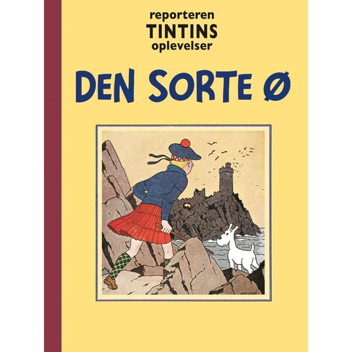 Tintin - Den Sorte ø - Hergé - Tegneserie