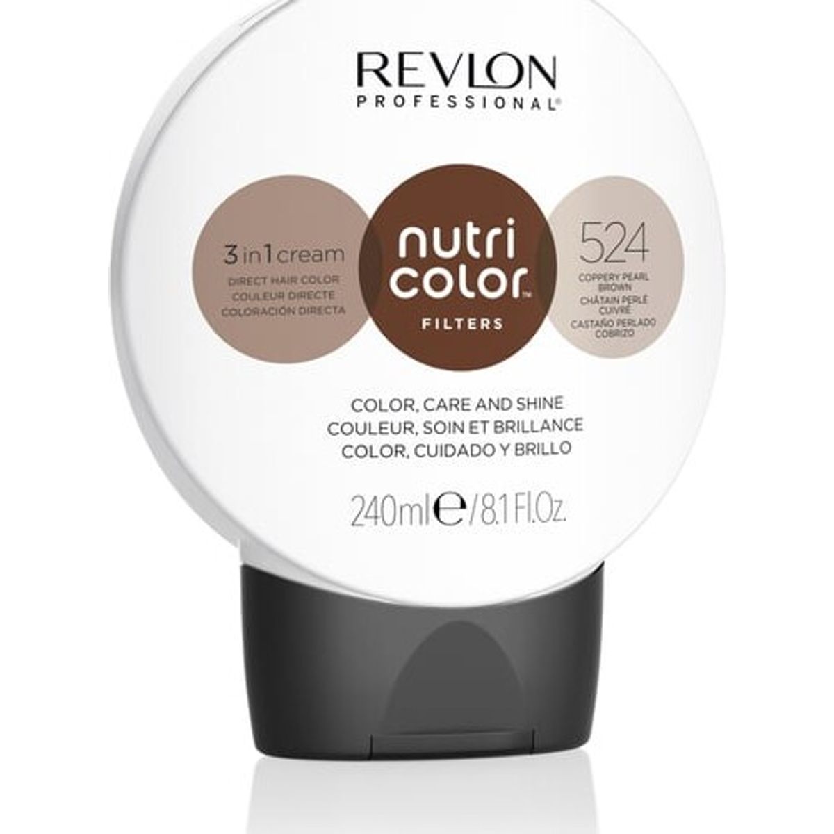 Revlon Nutri Color Filters - Farvebombe - 524 Coopery Pearl Brown 240 Ml