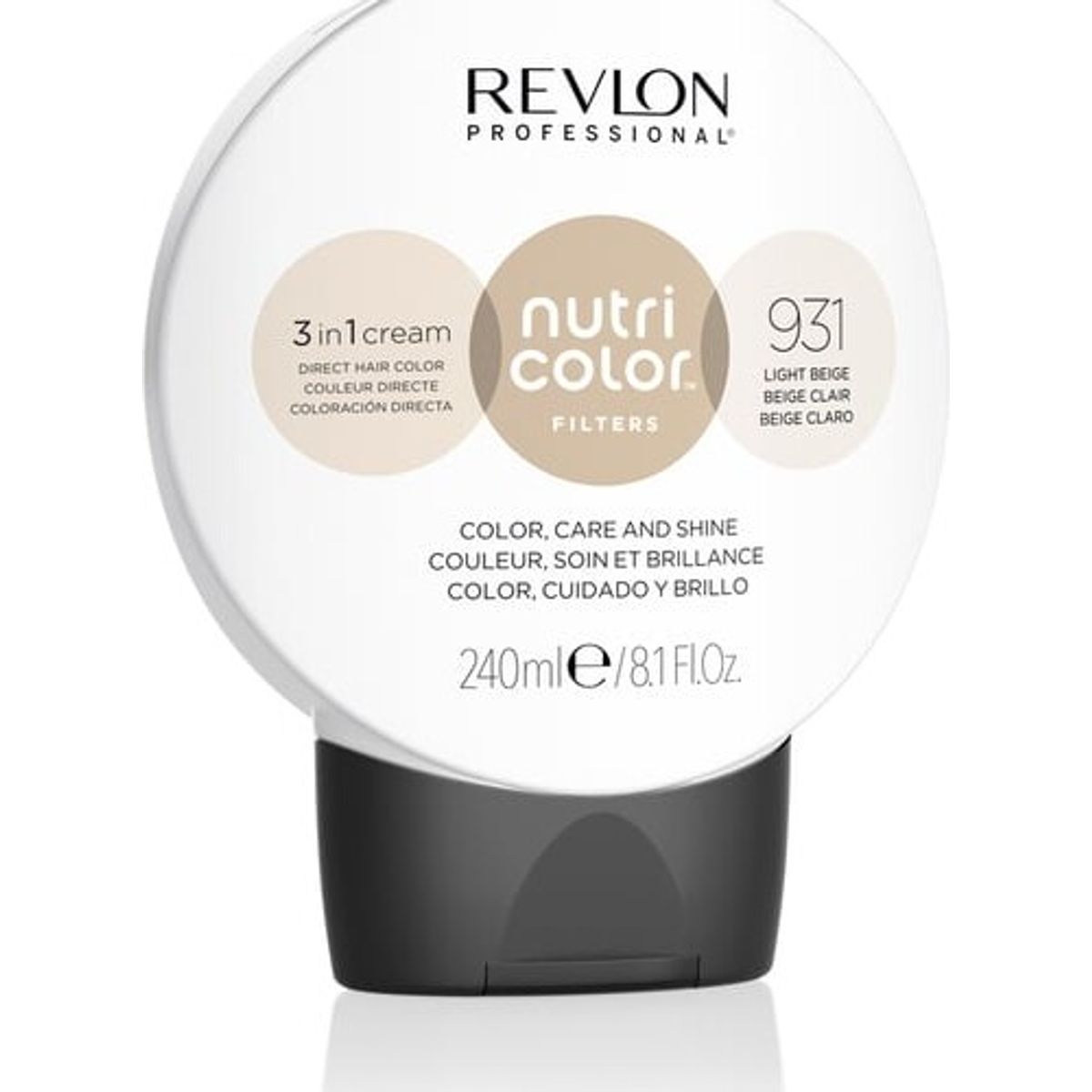 Revlon Nutri Color Filters - Farvebombe - 931 Light Beige 240 Ml