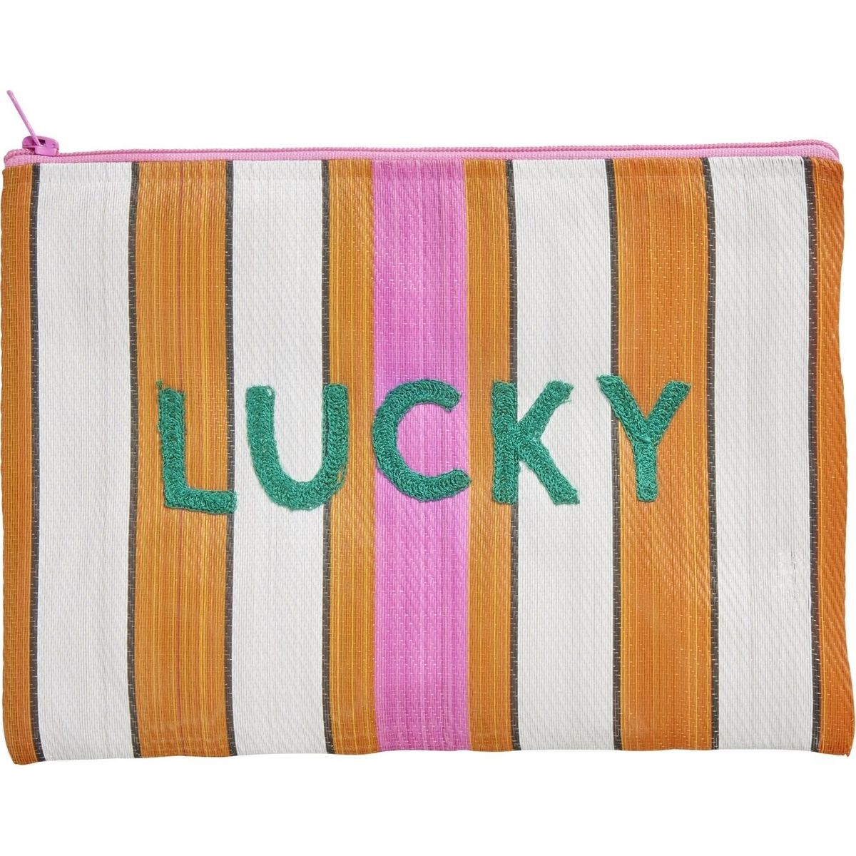 Rice - Genbrugs Plastik Pouch Taske Lucky Print