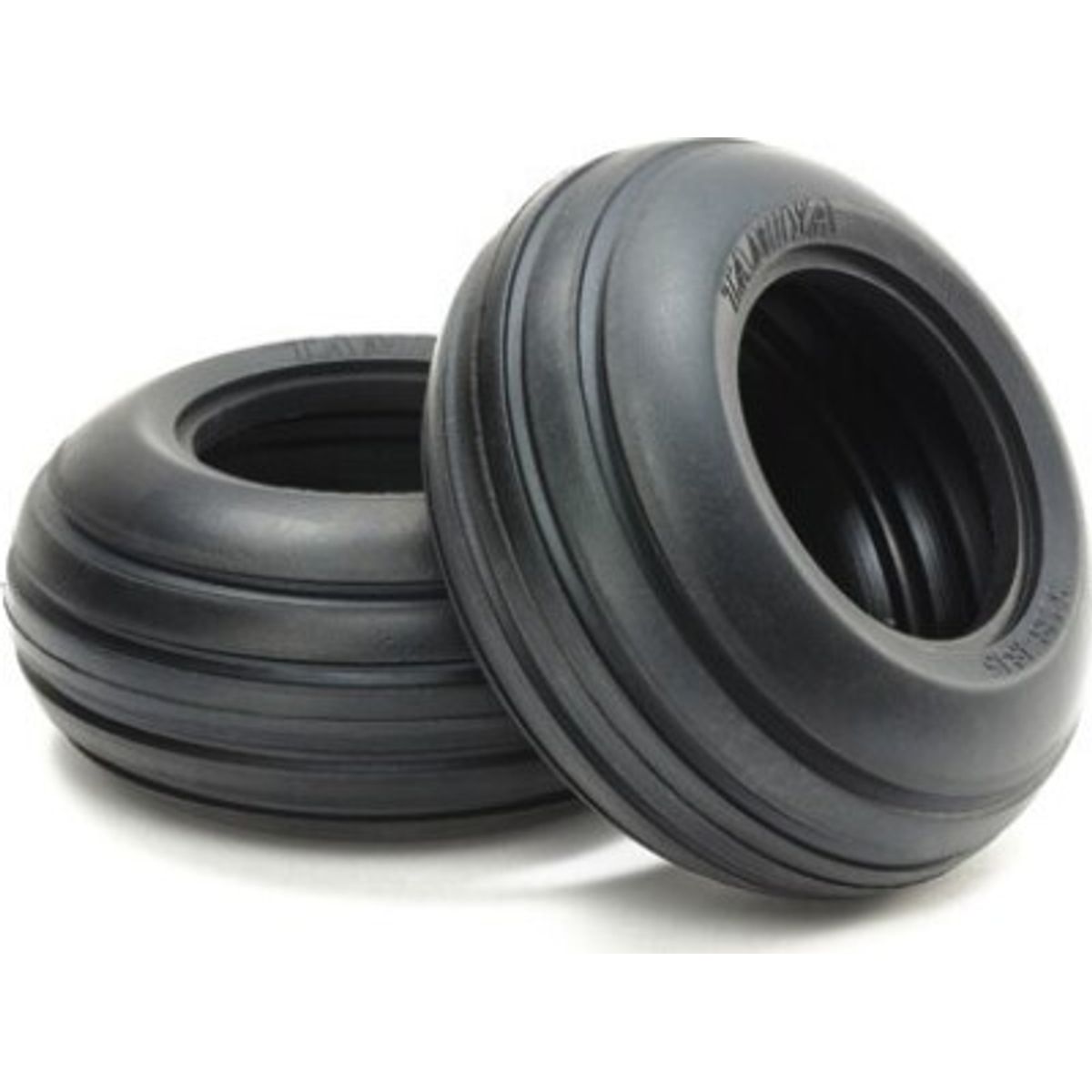 Ribbed Front Bubble Tires (soft/2pcs.) - 54865 - Tamiya