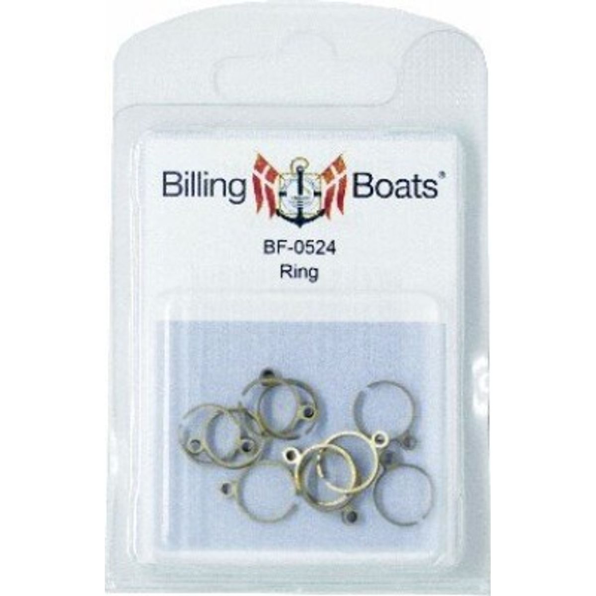 Billing Boats Fittings - Ringe - 11 Mm - 10 Stk