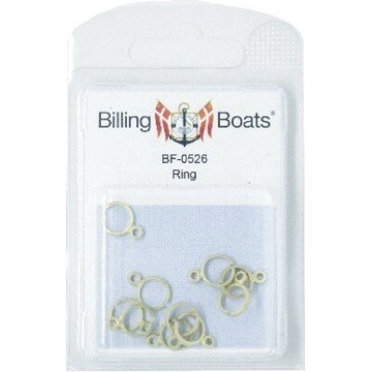 Billing Boats Fittings - Ringe - 9 Mm - 10 Stk