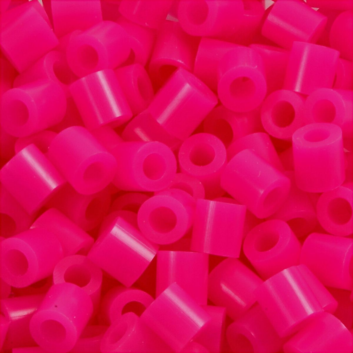 Rør Perler Til Perleplader - Medium - Cerise - 6000 Stk. - Nabbi