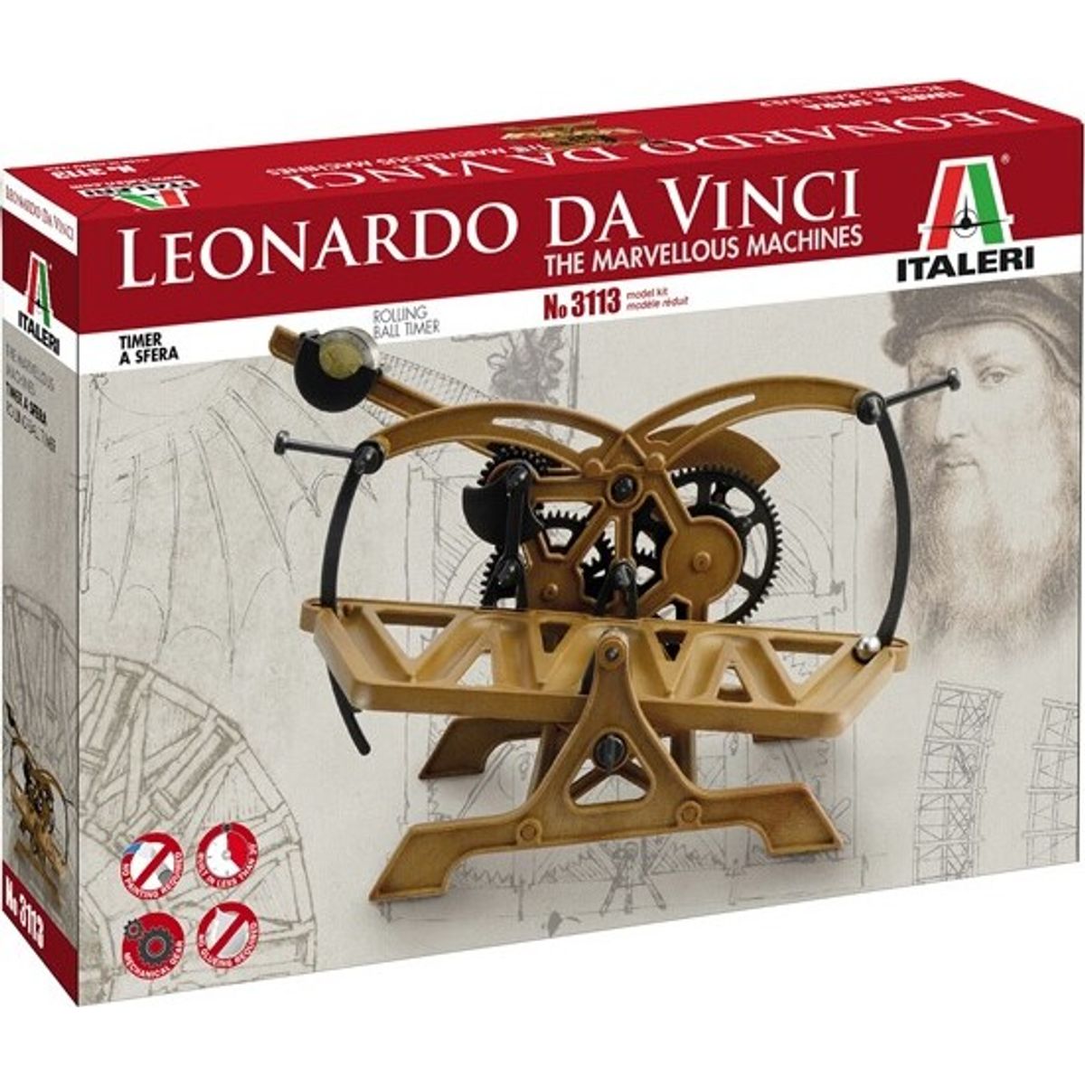 Italeri - Leonardo Da Vinci - Rolling Ball Timer - 3113