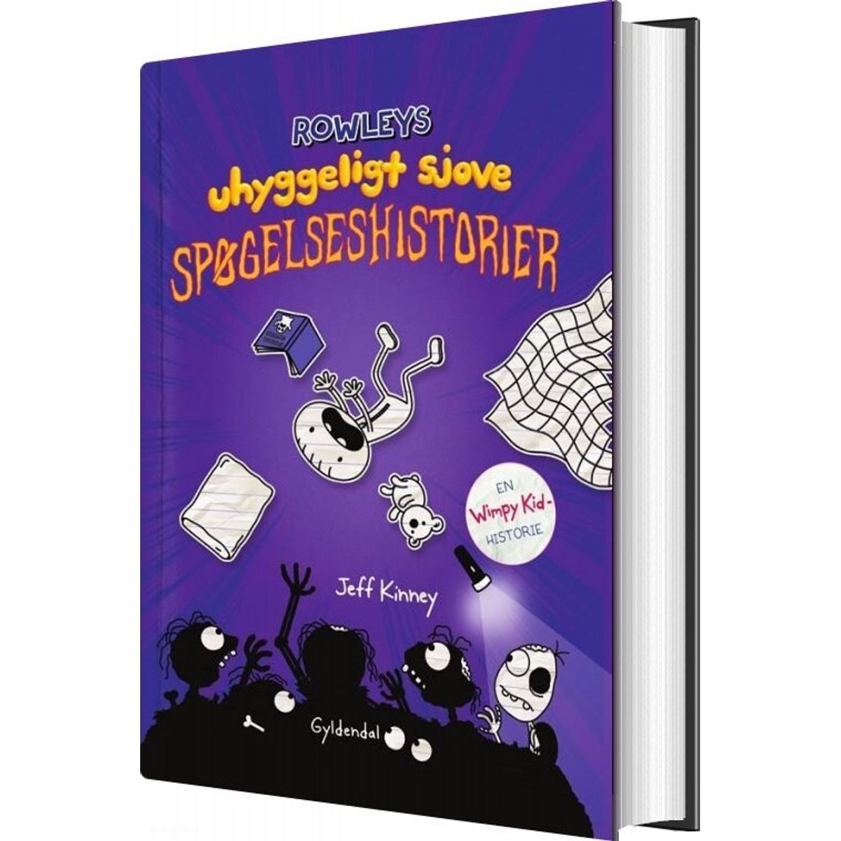 Rowleys Uhyggeligt Sjove Spøgelseshistorier - Jeff Kinney - Bog