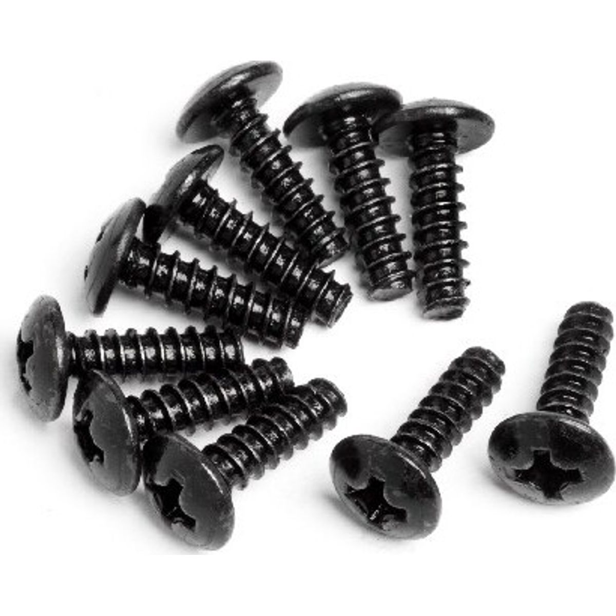 Round Head Self-tapping Screw M3x10mm (10pcs) - Mv22047 - Maverick Rc