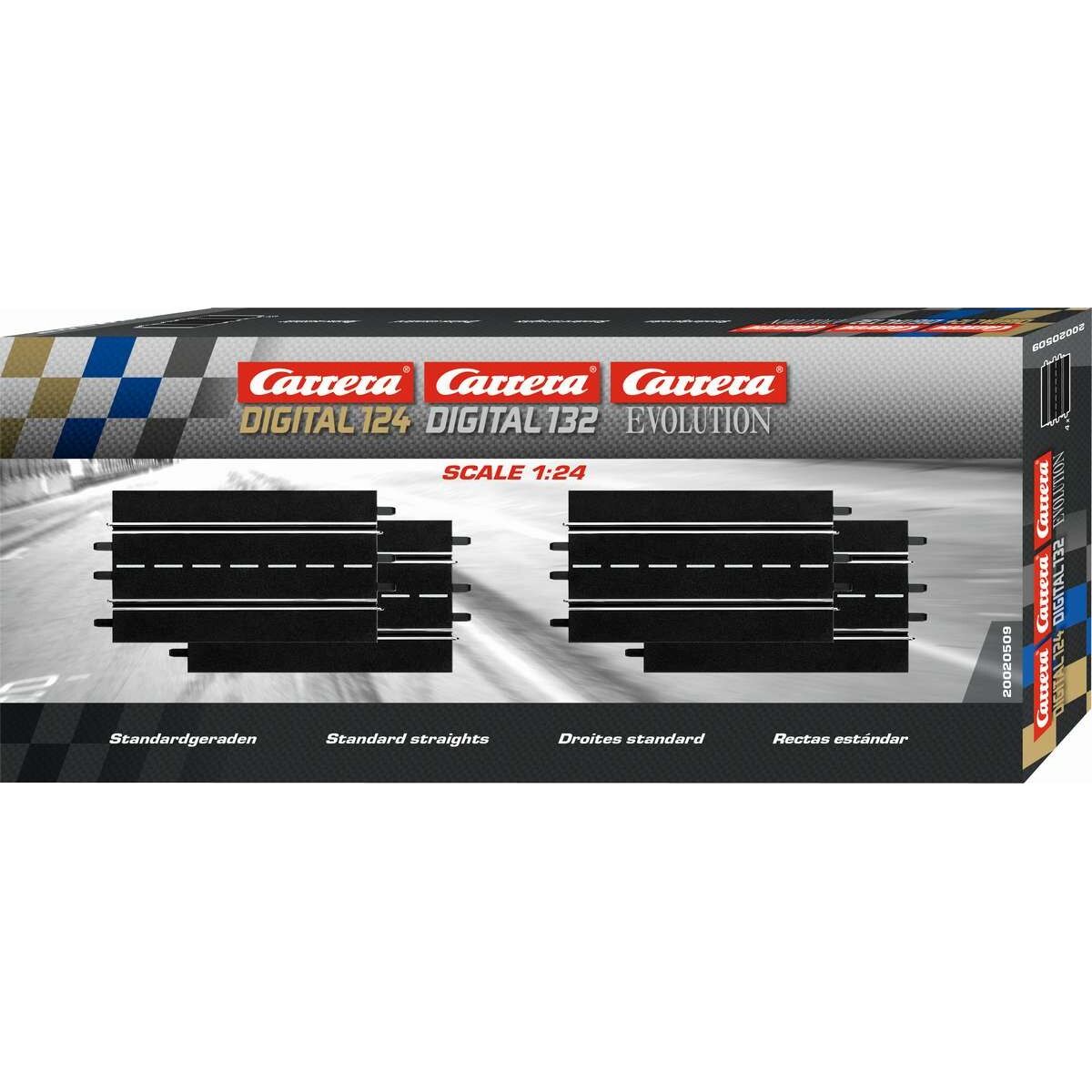 Carrera - Standard Straights - 4 Dele - 1:32-1:24 - Analog - 20020509