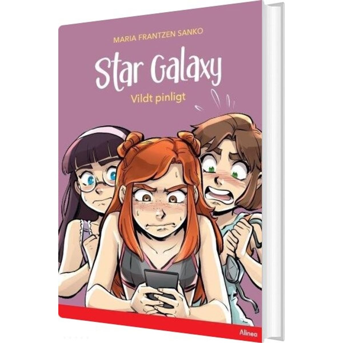 Star Galaxy 3 - Vildt Pinligt, Rød Læseklub - Maria Frantzen Sanko - Bog