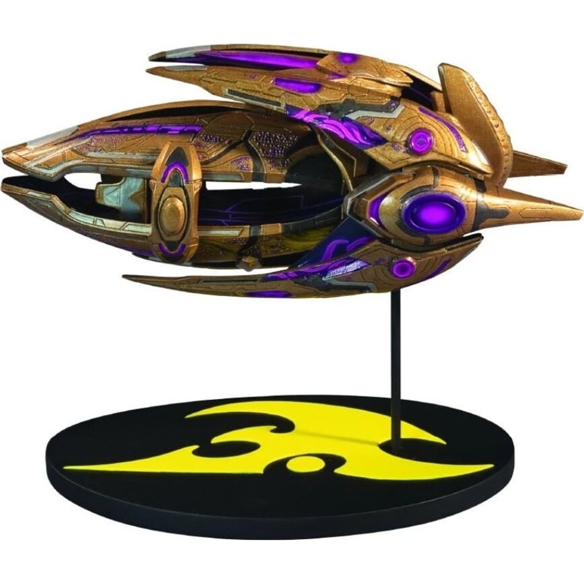 Starcraft Statuette - Golden Age Protoss Carrier Ship Replika - Blizzard - 18 Cm