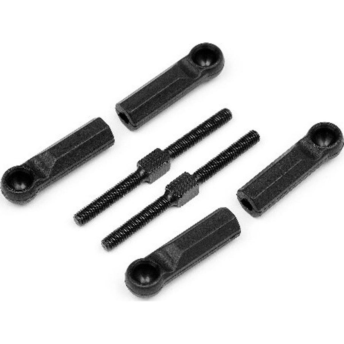 Steel Steering Turnbuckle Set - Hp108074 - Hpi Racing