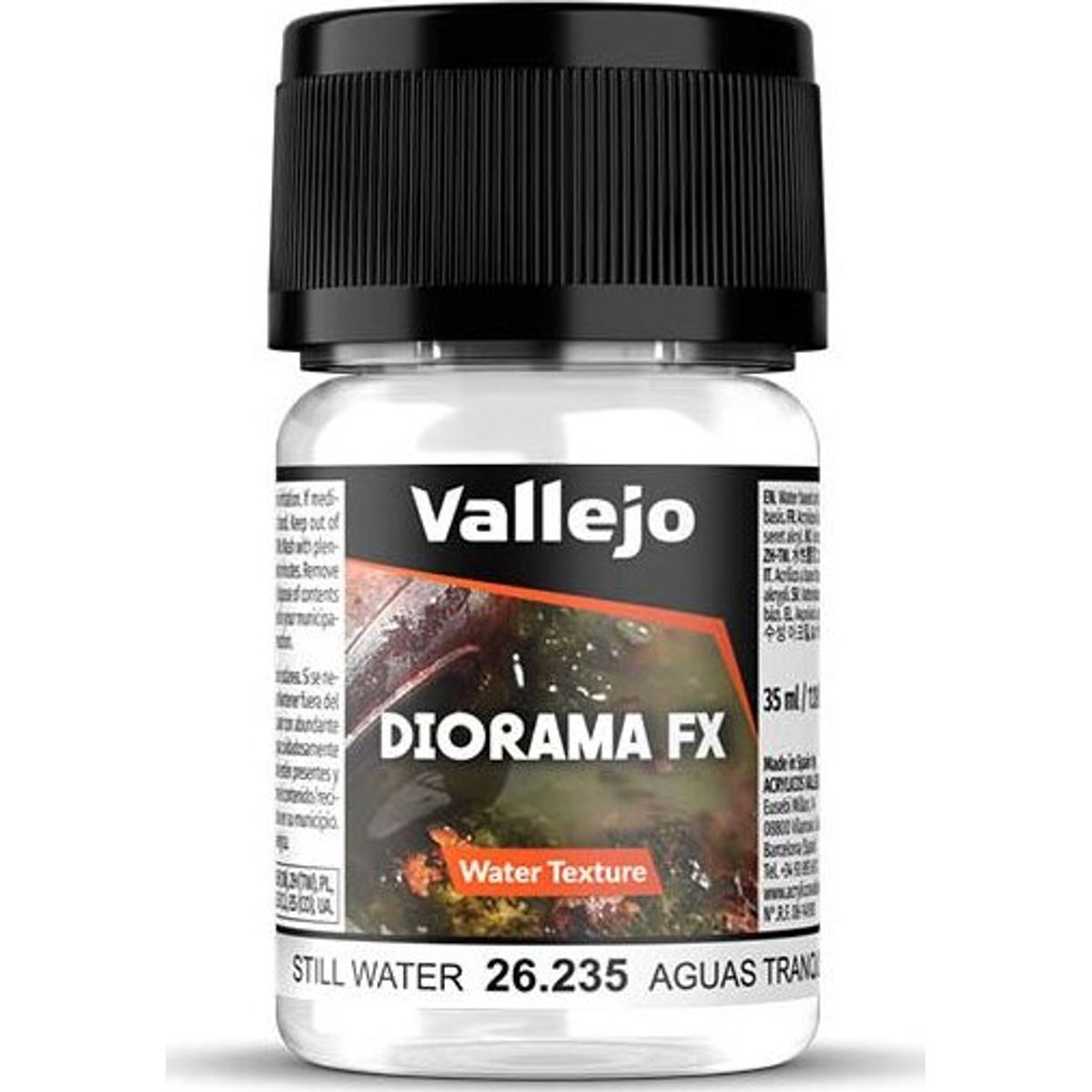 Vallejo - Diorama Fx - Water Texture Akryl Medium - Still Water - 30 Ml