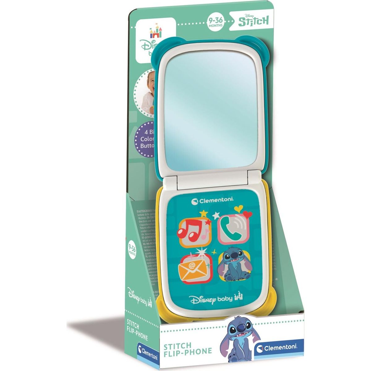 Stitch Telefon Legetøj - Disney Baby - Clementoni