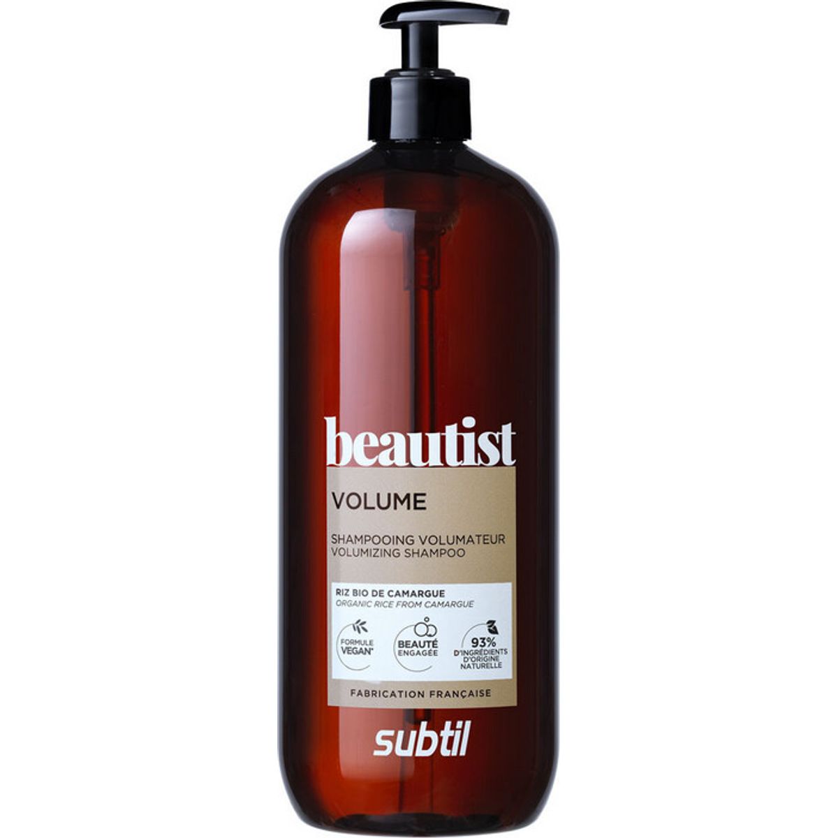 Subtil Beautist - Volumizing Shampoo - Organic Rice 950 Ml