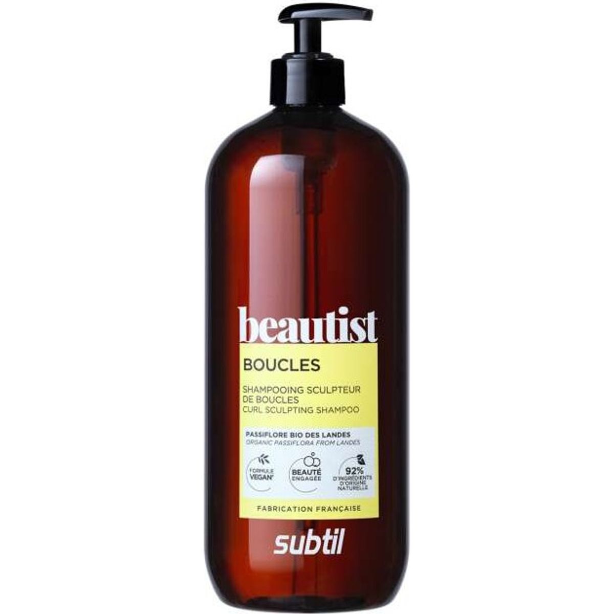 Subtil Beautist - Curl Sculpting Shampoo - Organic Passiflora 950 Ml