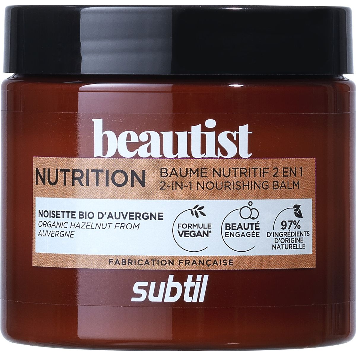 Subtil Beautist - 2-in-1 Nourishing Balm - Organic Hazelnut 250 Ml