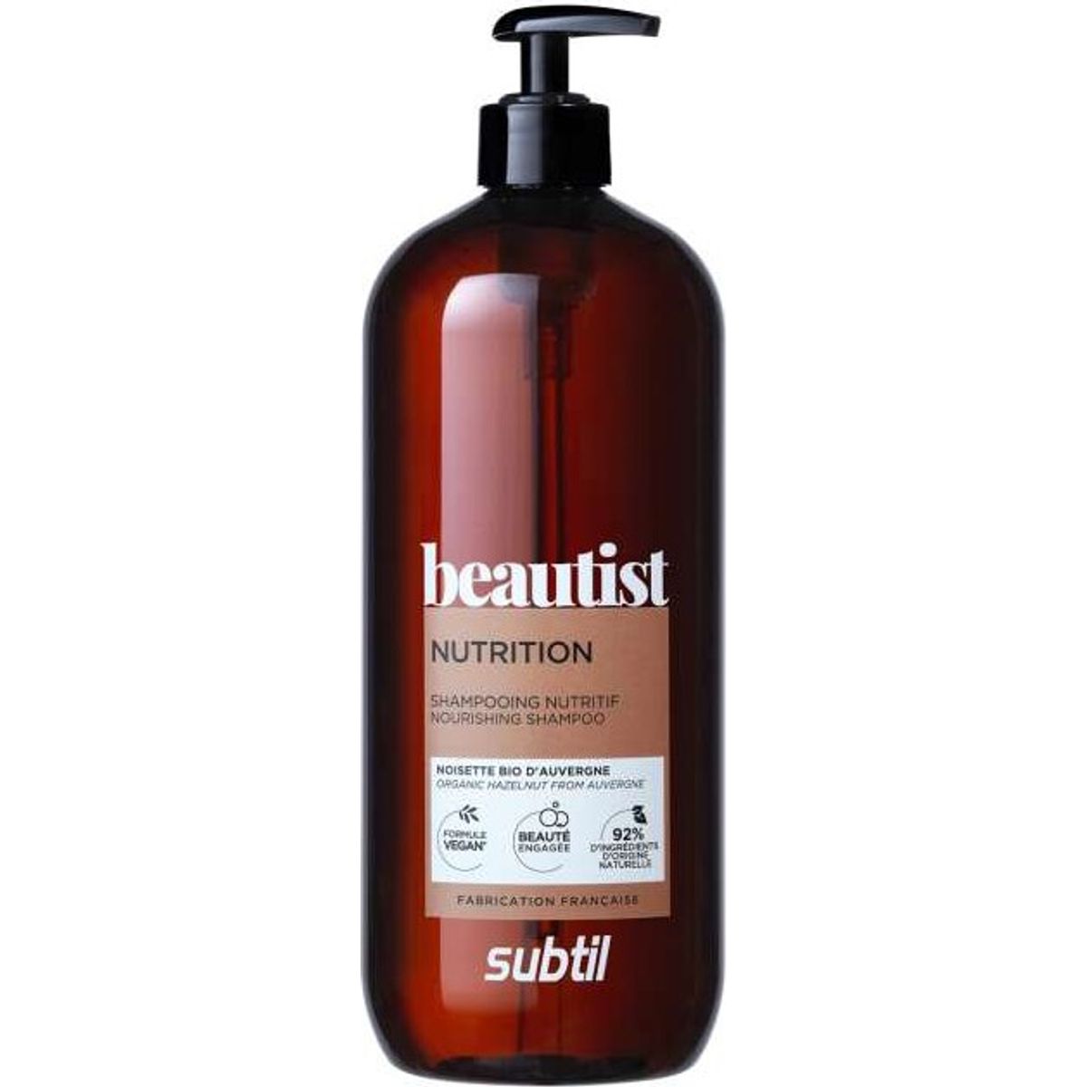 Subtil Beautist - Nourishing Shampoo - Organic Hazelnut 950 Ml