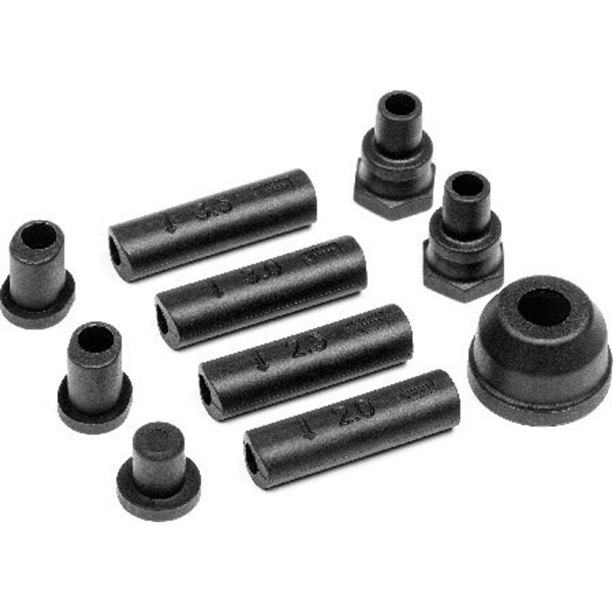 Suspension Pin Mount /rear Hub Inserts & Shock Mts - Mv29037 - Maverick Rc