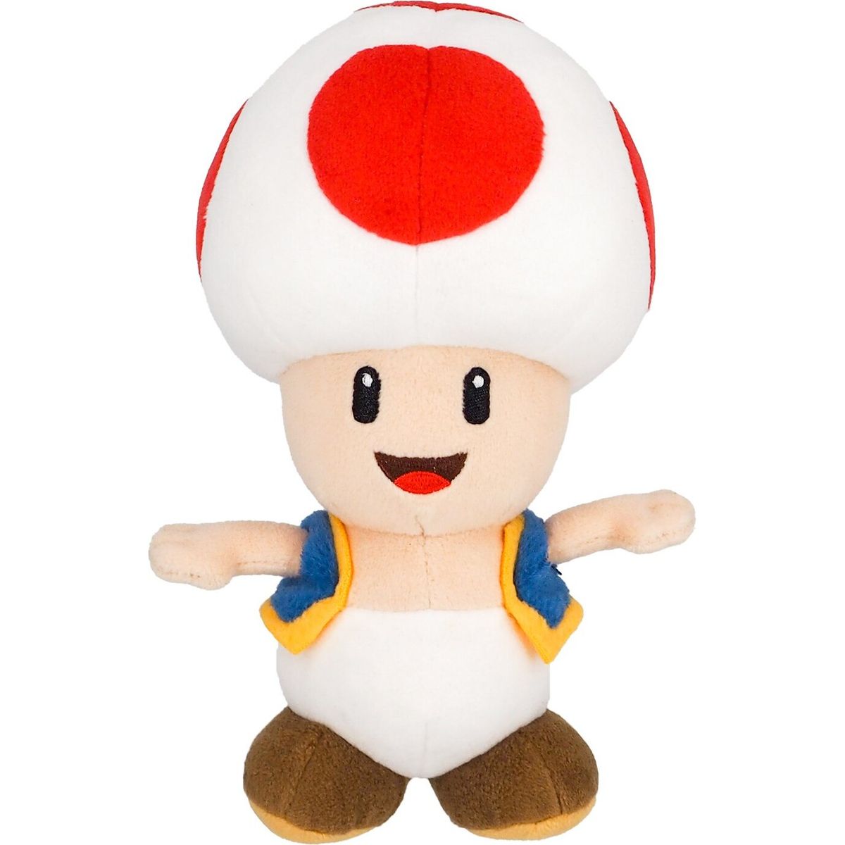 Super Mario Bamse - Toad Rouge - Rød - 20 Cm