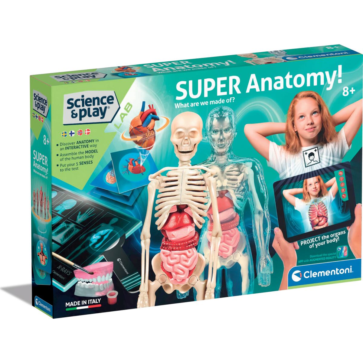 Clementoni - Anatomi Legesæt - Anatomy Lab - Science & Play