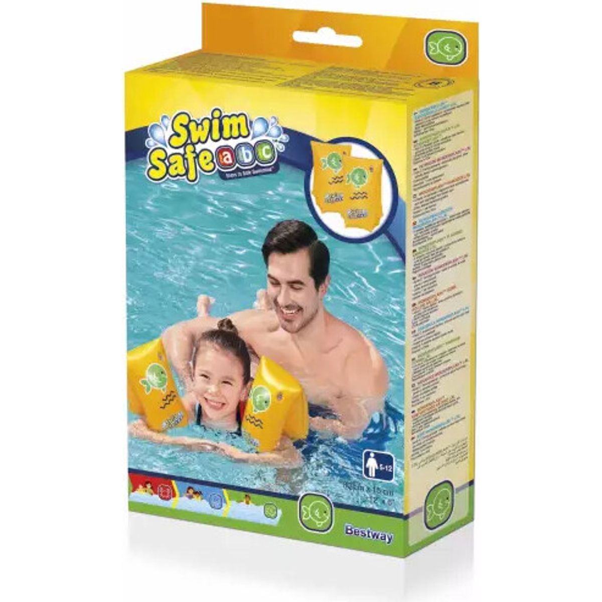 Bestway - Swim Safe Abc Badevinger - 5-12 år - 30-60 Kg